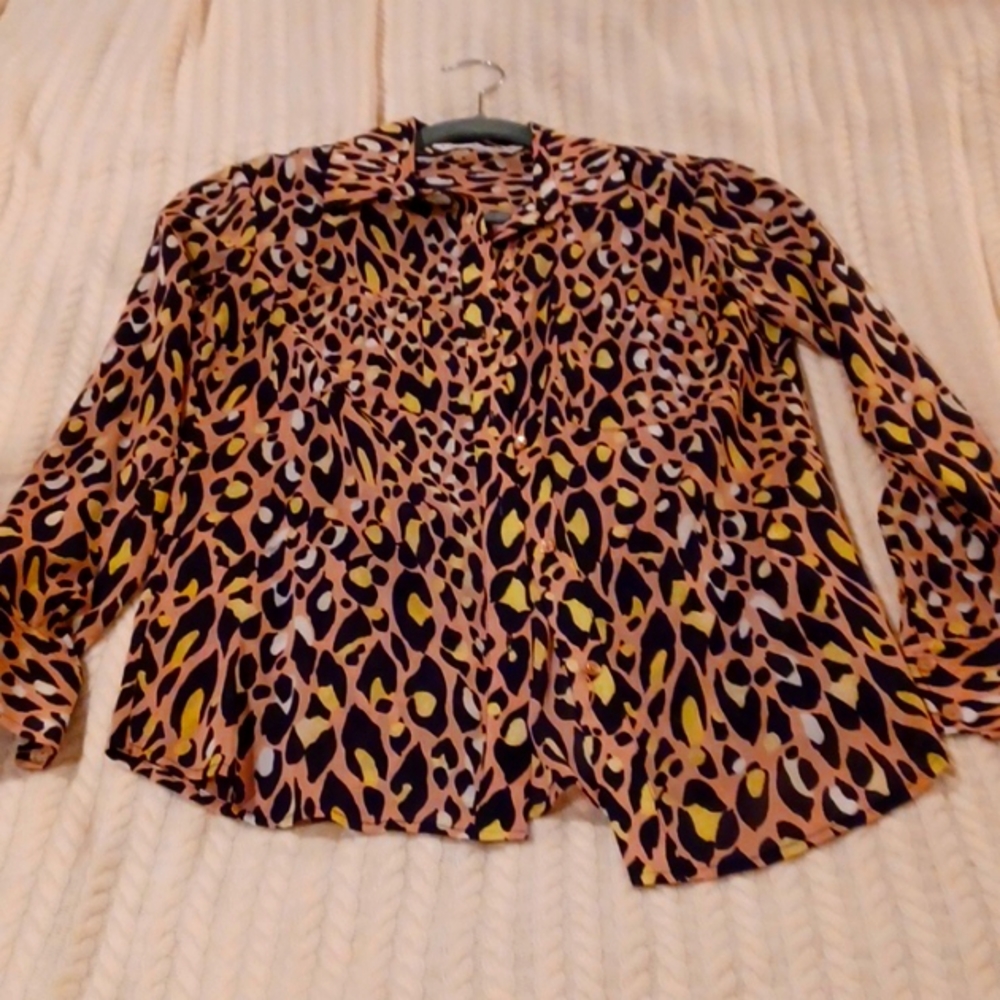 Trina Turk silk blouse xs